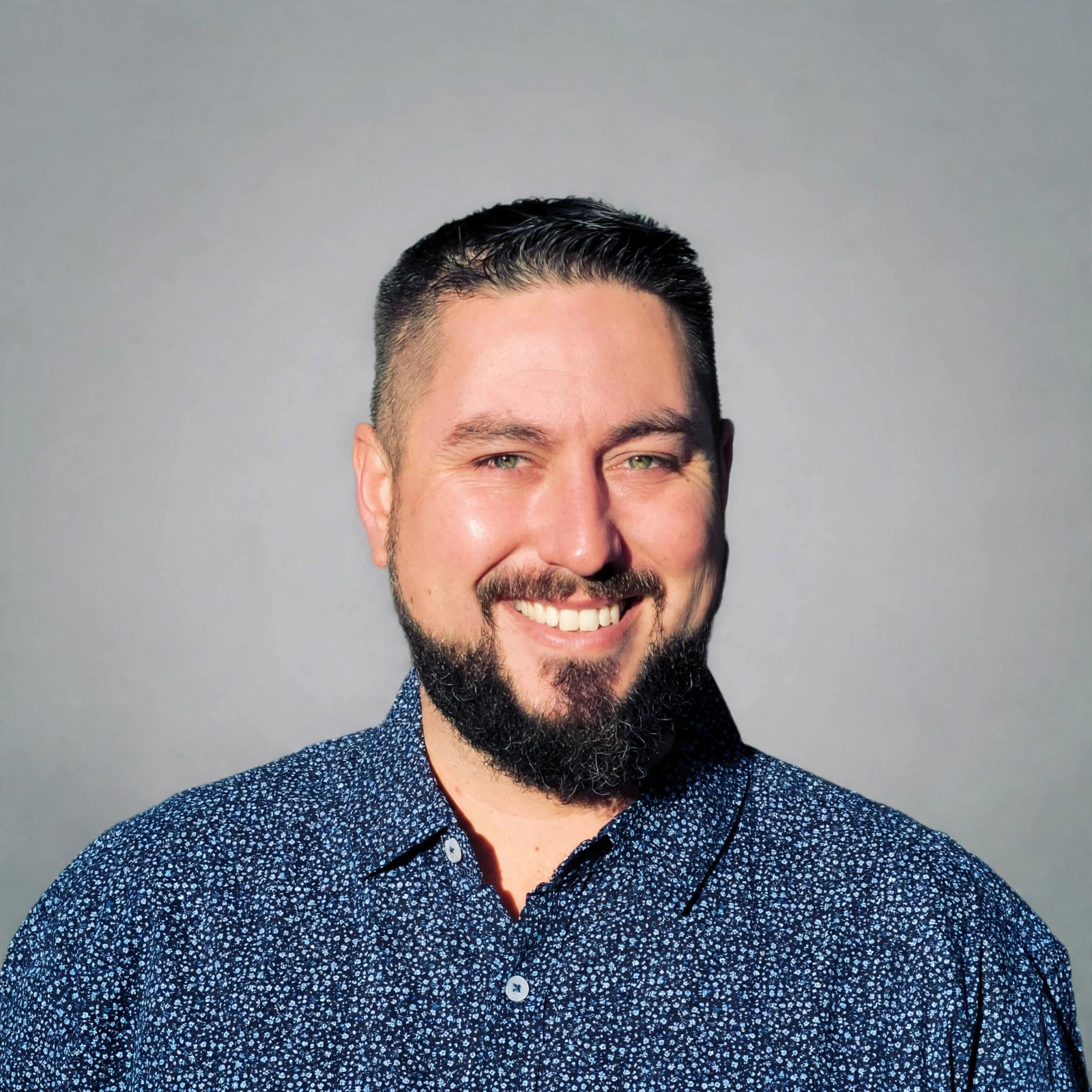 Portrait of Chad Nelson, who leads flight operations at Quantum Dynamics